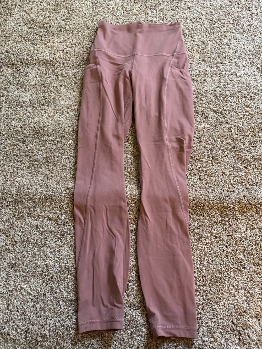 Lululemon Align 25” Leggings with Side Pockets in Color Spiced Chai